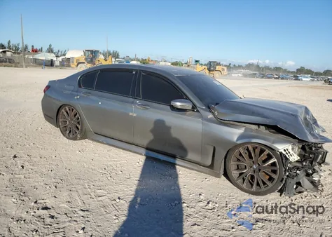 2021 BMW 740 I из США, поврежденный, VIN WBA7T2C08MCG07068